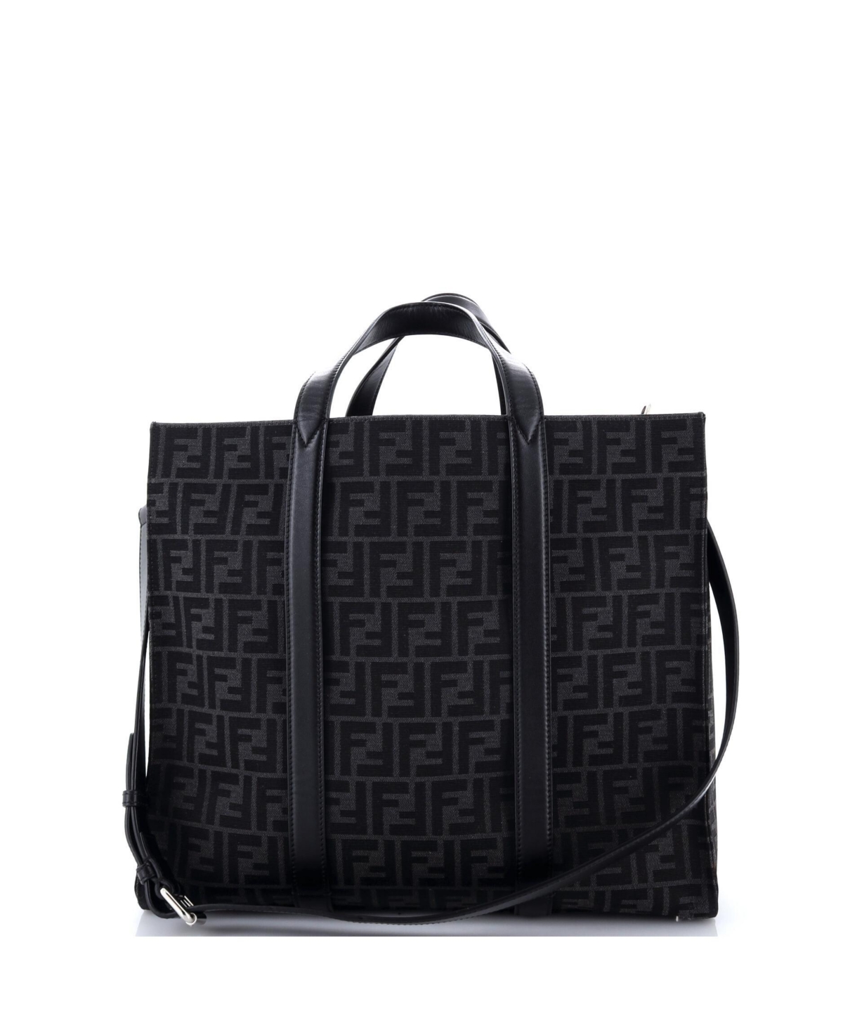 Pre-Owned Fendi Large Shopper Tote Zucca Canvas