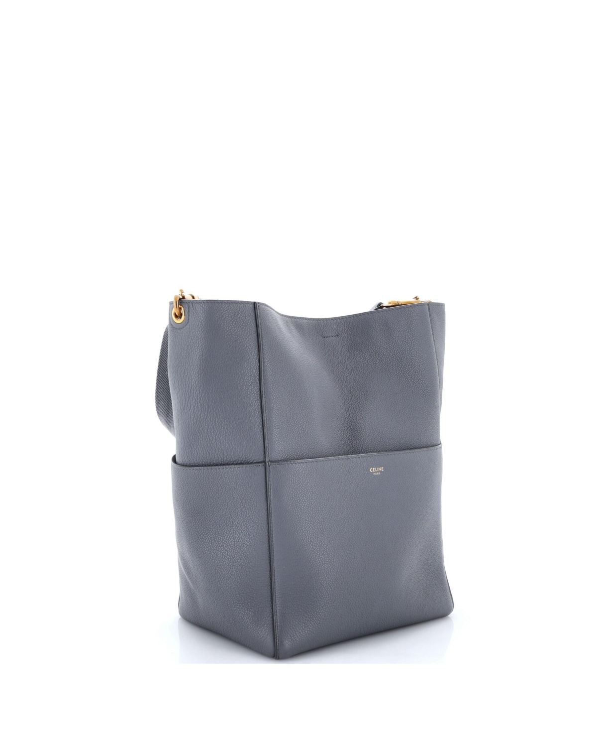 Pre-Owned Celine Large Sangle Seau Bag Calfskin