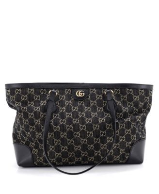 Medium Ophidia Shopping Tote GG Denim