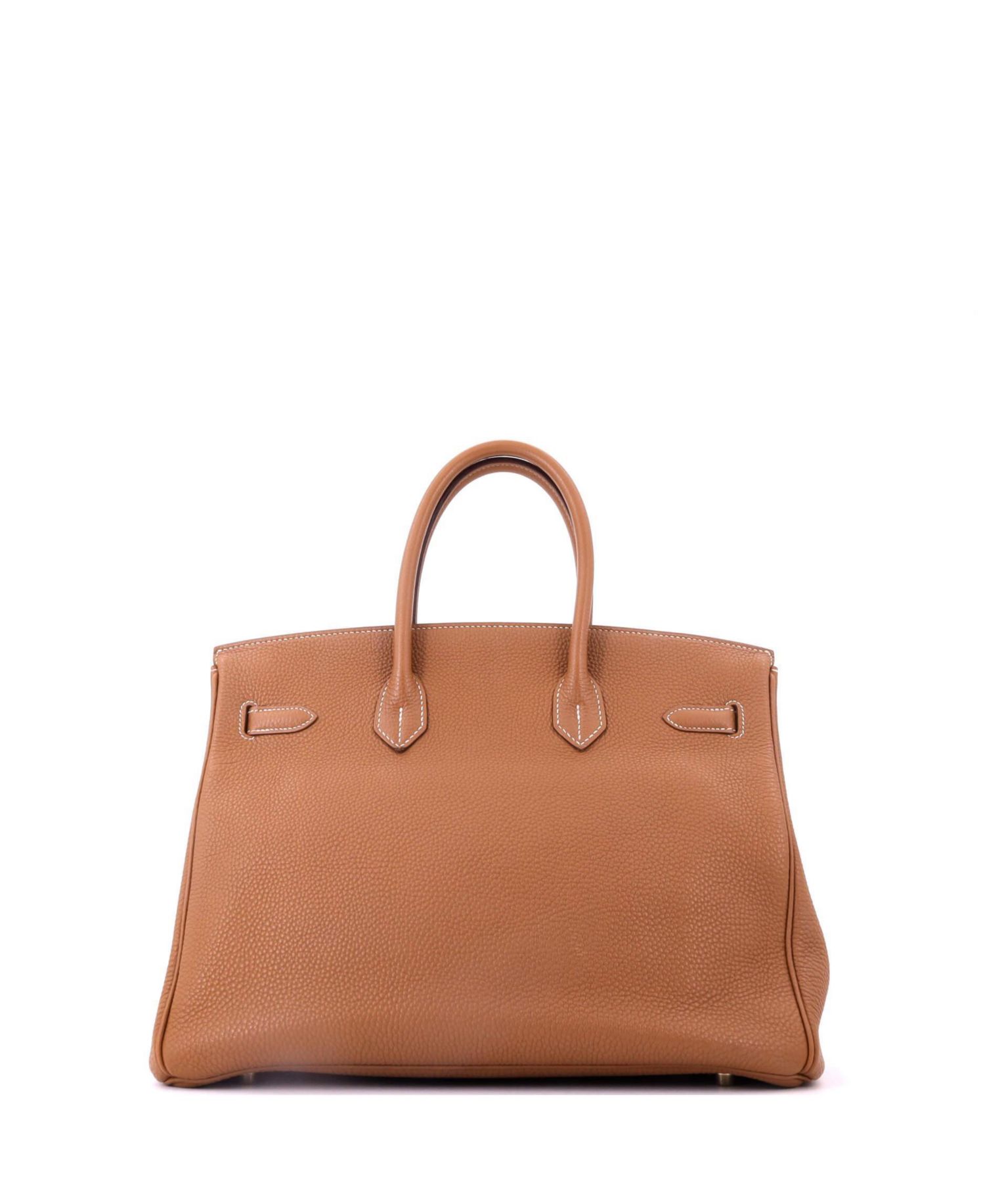 Birkin 35 Handbag Brown Togo with Gold Hardware