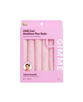 Chill Curl Heatless Flex Rods  Gentle and Bendable Hair Rods for Overnight Curls  Snap Closure for Secure Hold  Fine Hair, 6 Count