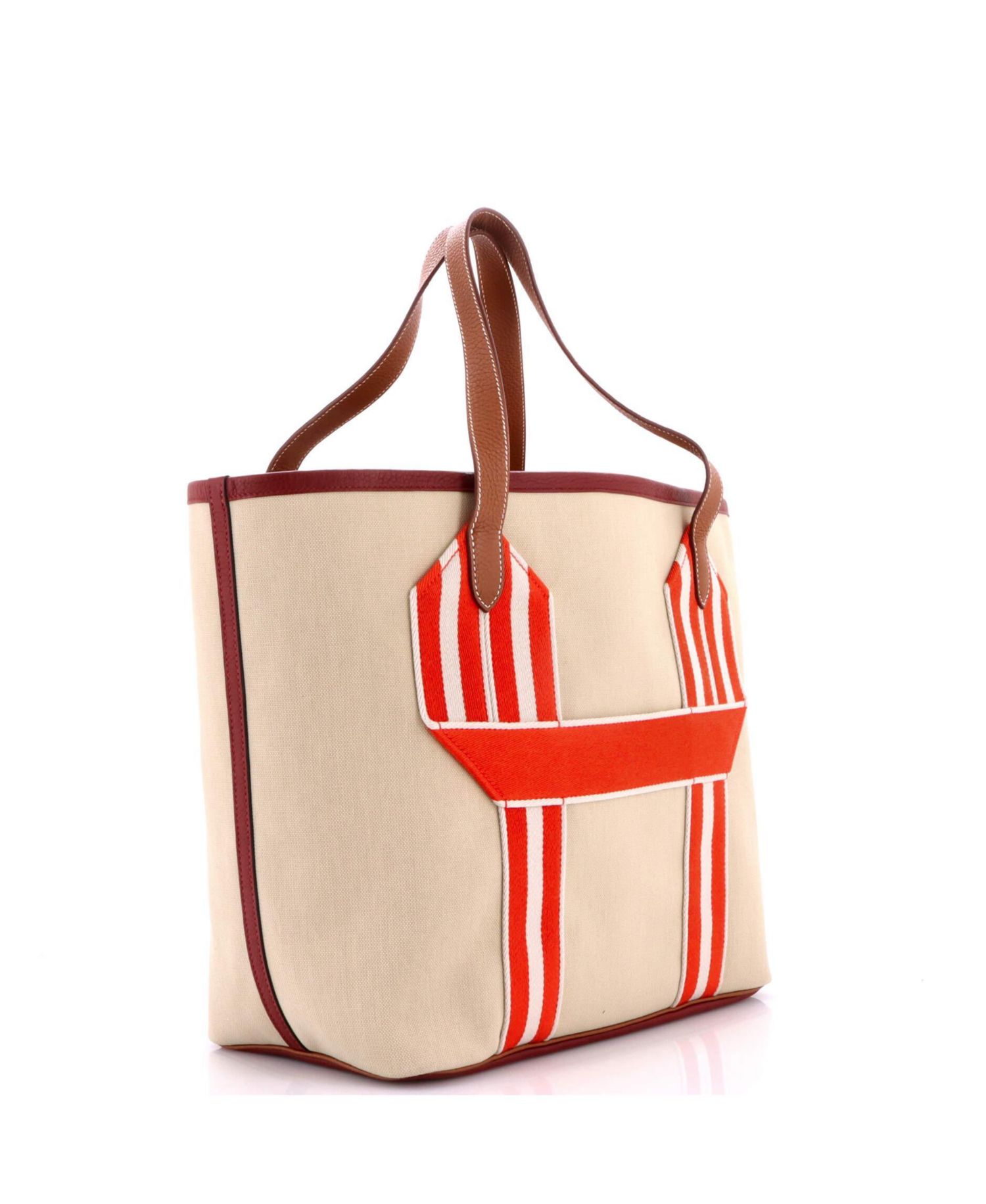 Pursangle Tote Canvas with Leather