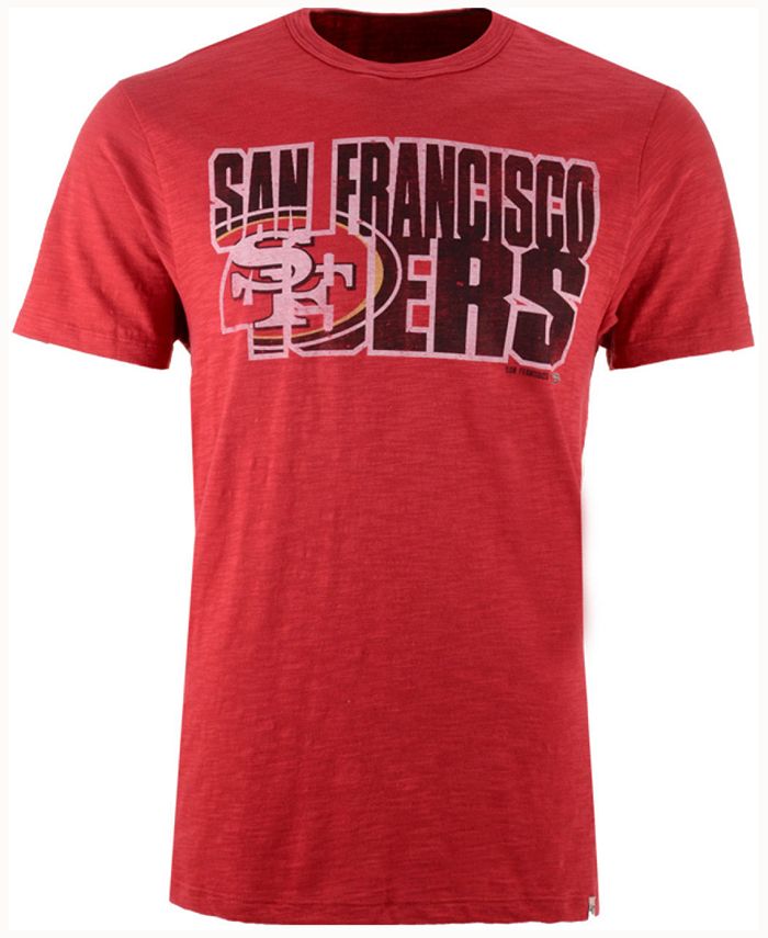 '47 Brand Men's San Francisco 49ers Wordmark Scrum T-Shirt - Macy's
