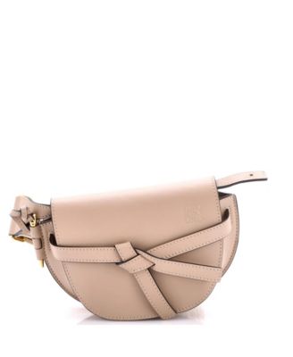 Small Gate Dual Shoulder Bag Leather