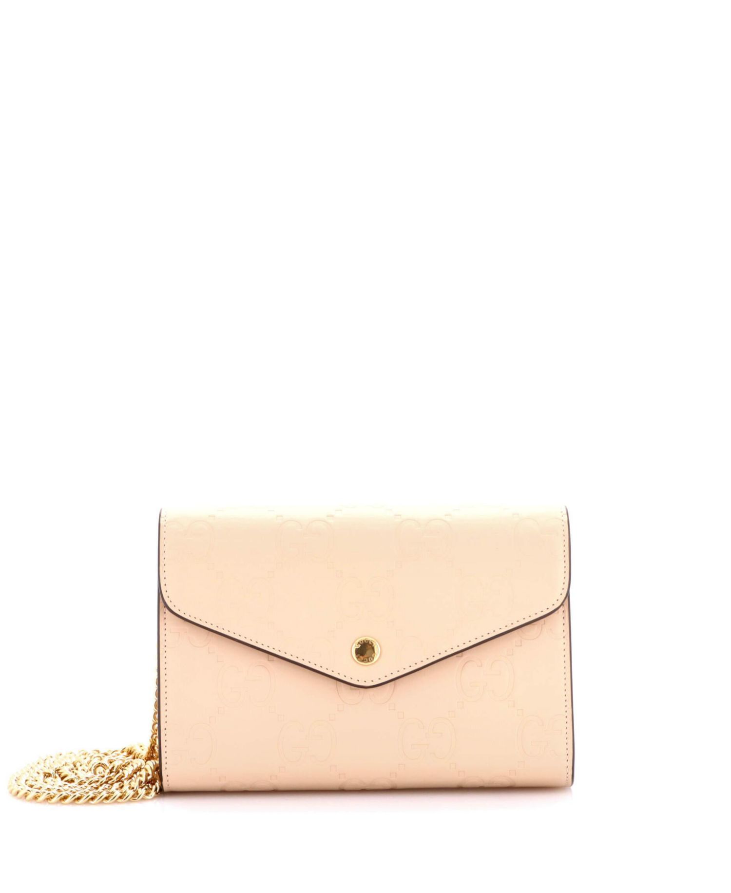 Envelope Wallet on Chain Guccissima Leather