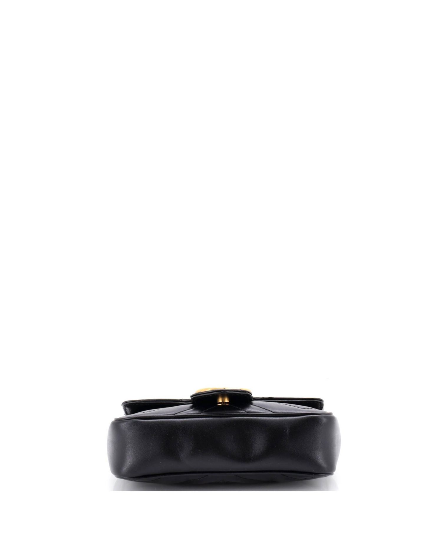 Super Mini GG Marmont Flap Bag Matelasse Leather