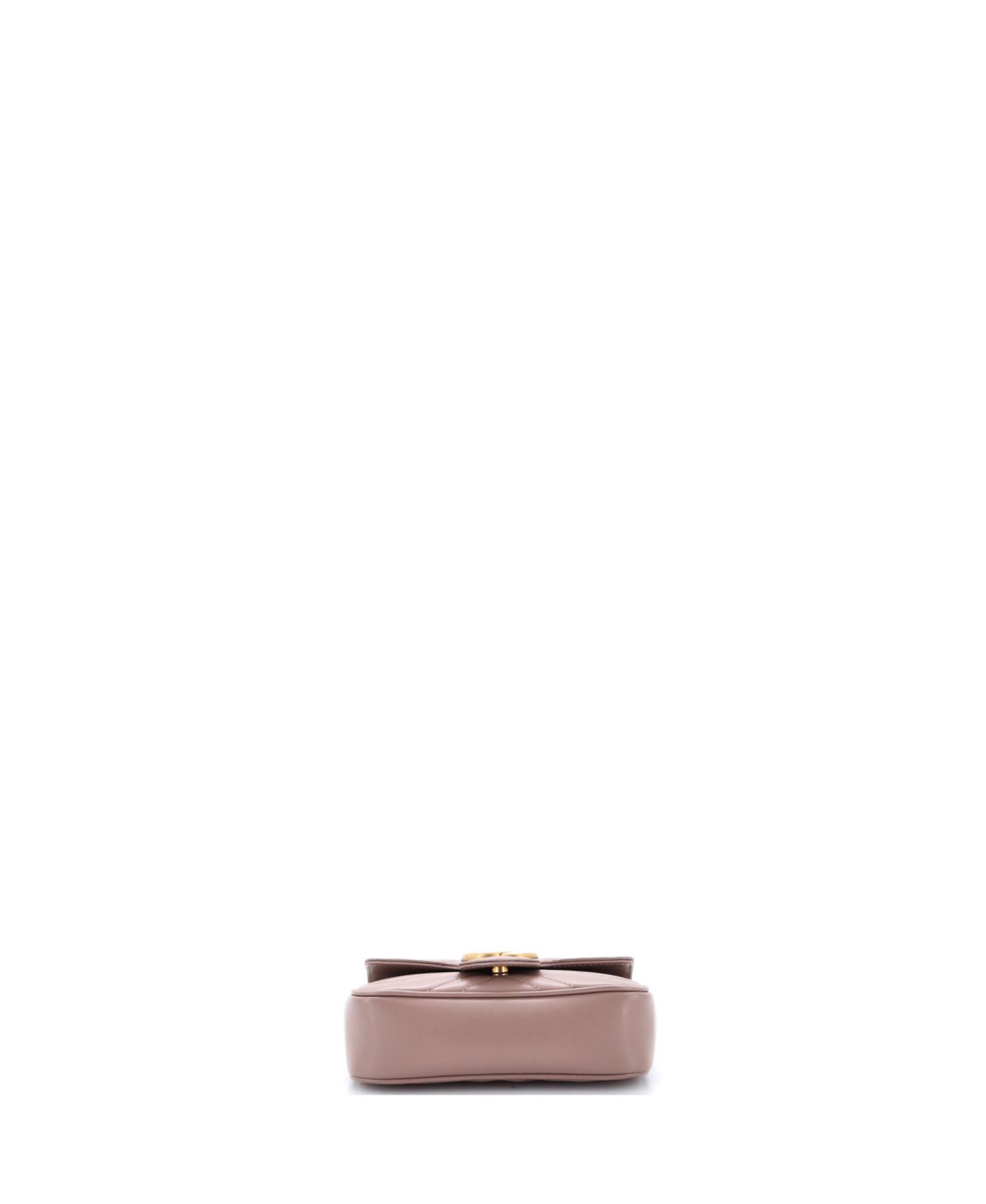 Super Mini GG Marmont Flap Bag Matelasse Leather