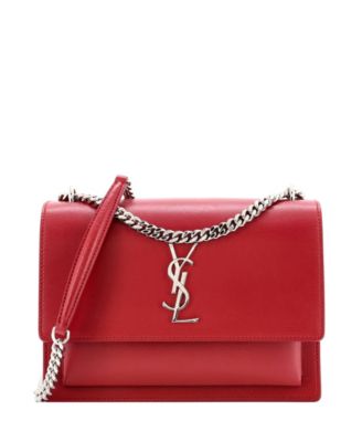 Medium Sunset Crossbody Bag Leather