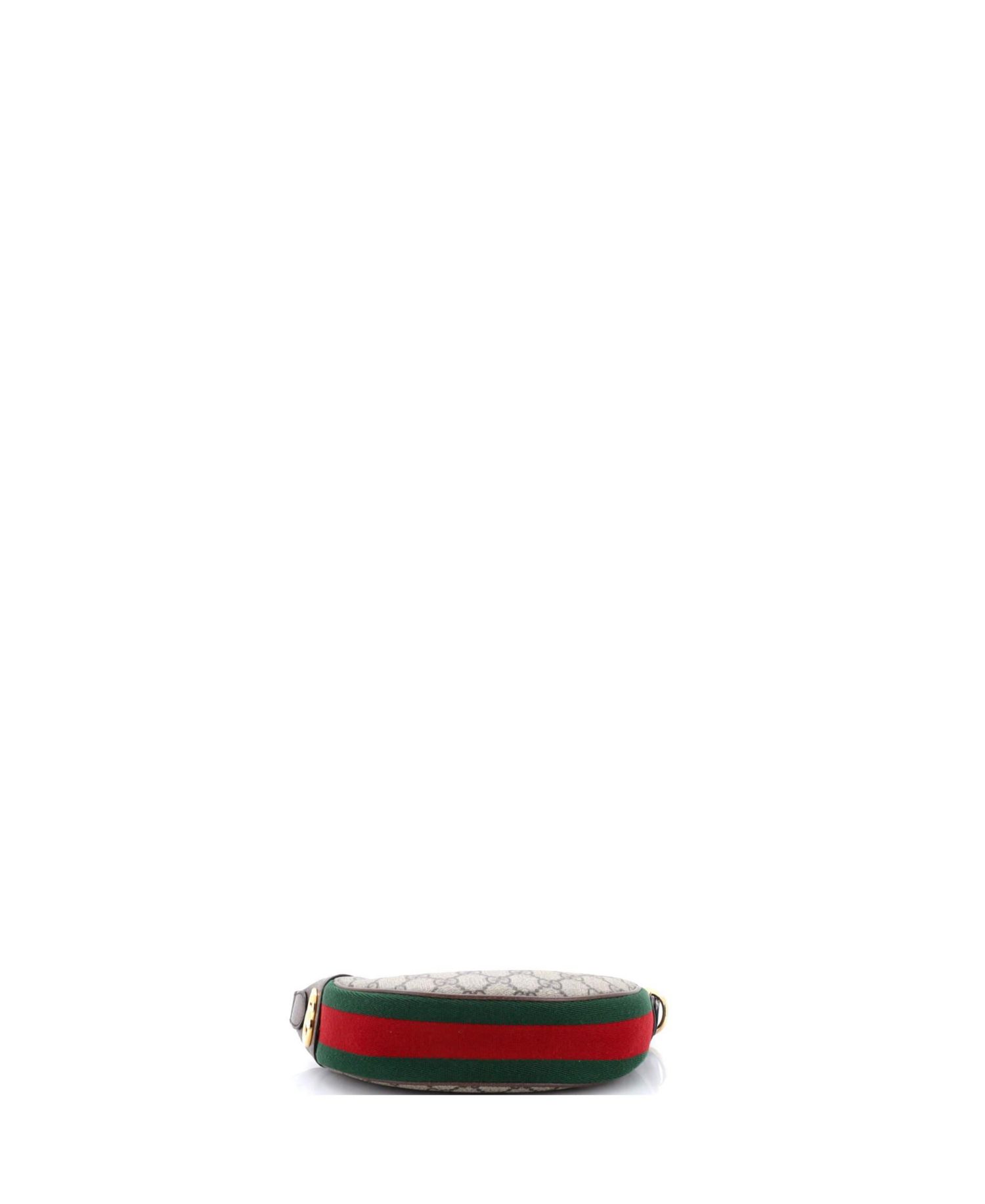 Mini Ophidia Half Moon Bag GG Coated Canvas