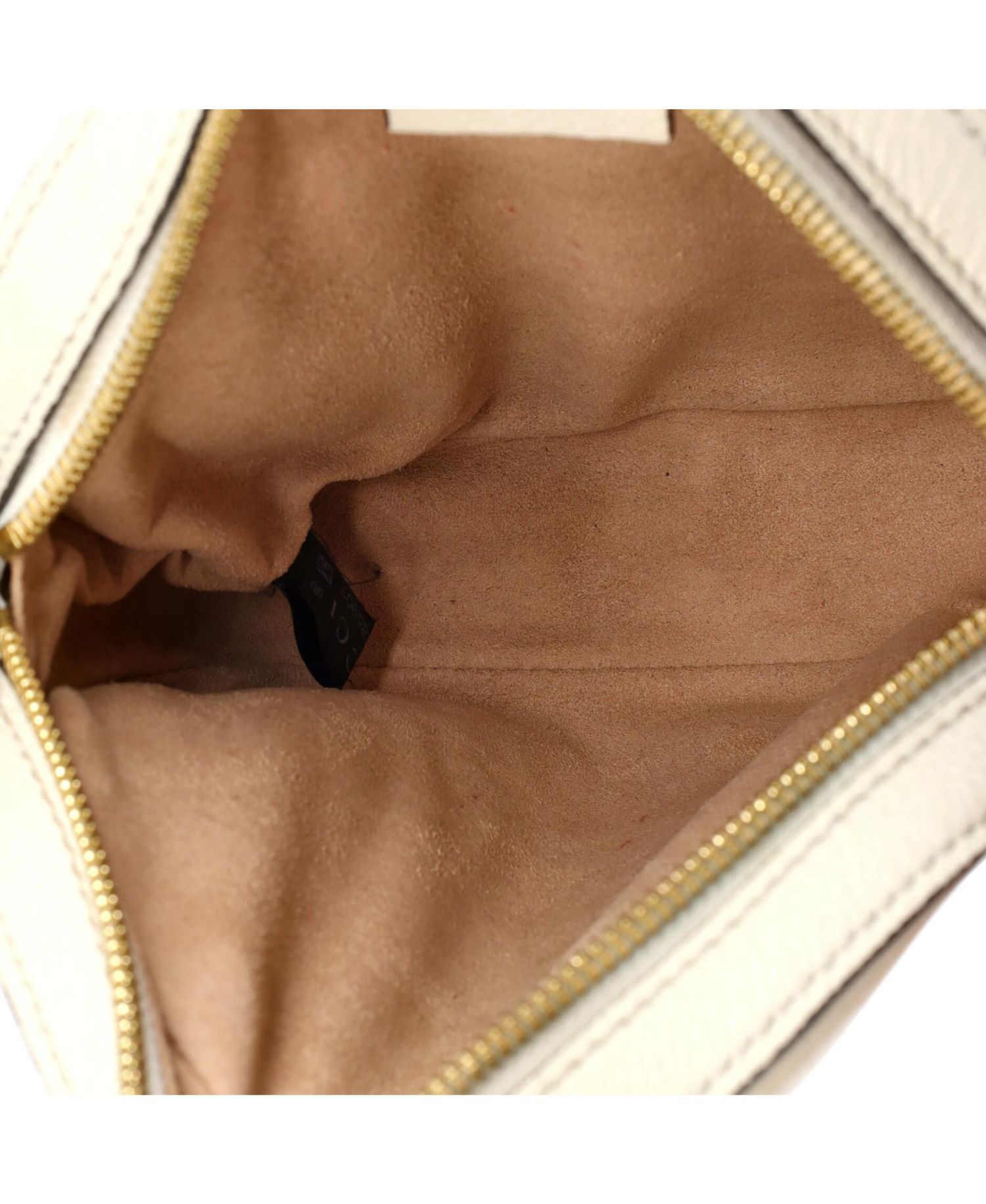 Mini Ophidia Round Shoulder Bag Leather