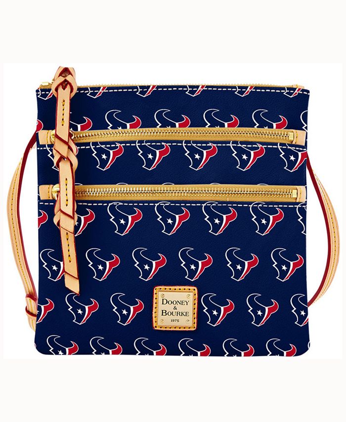 Dooney & Bourke Houston Texans Triple-Zip Crossbody Bag - Macy's