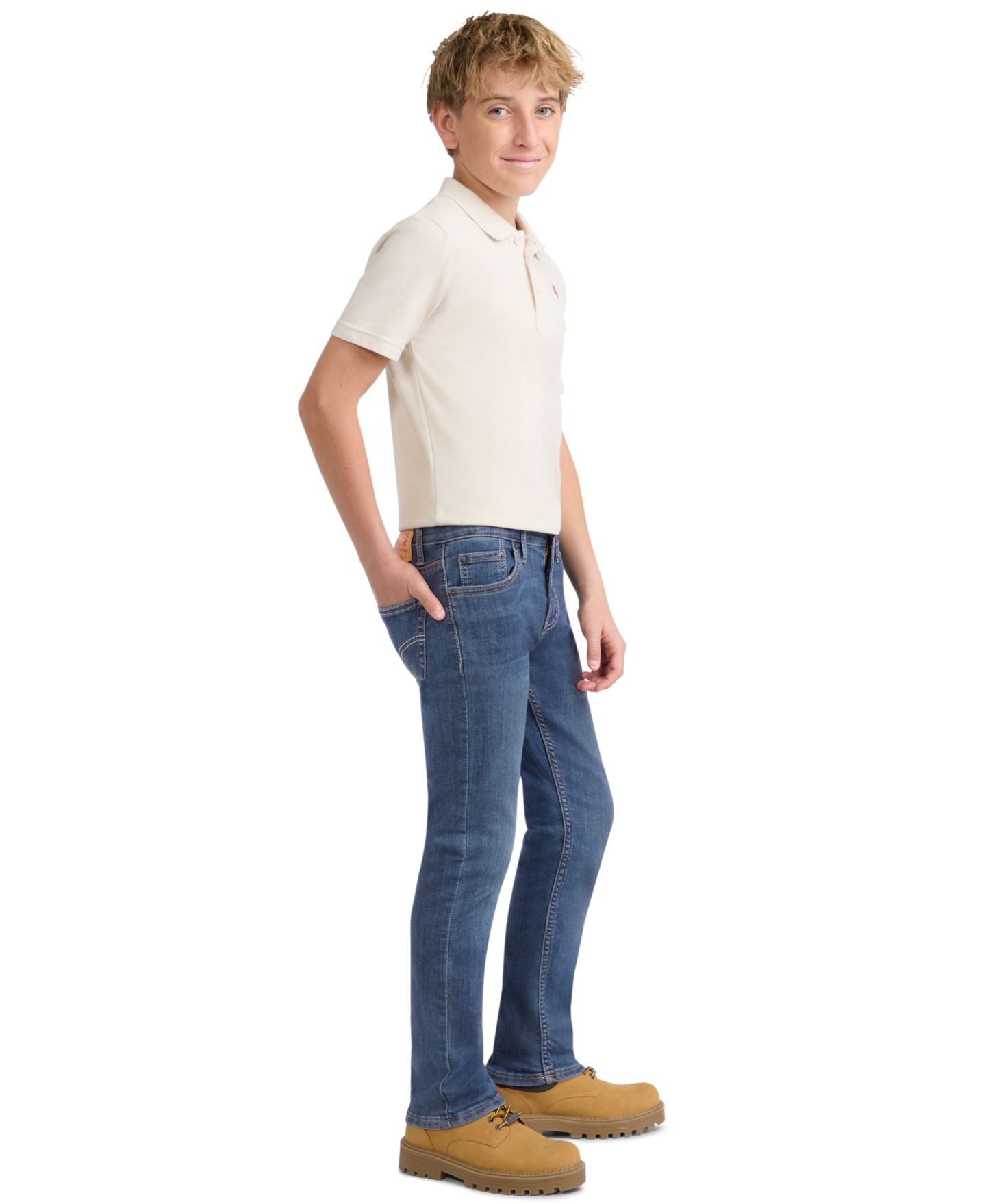 Джинсы Levi's 502™ Taper Fit Stretch Performance Jeans для мальчиков, цвет: Melbourne — фото 3