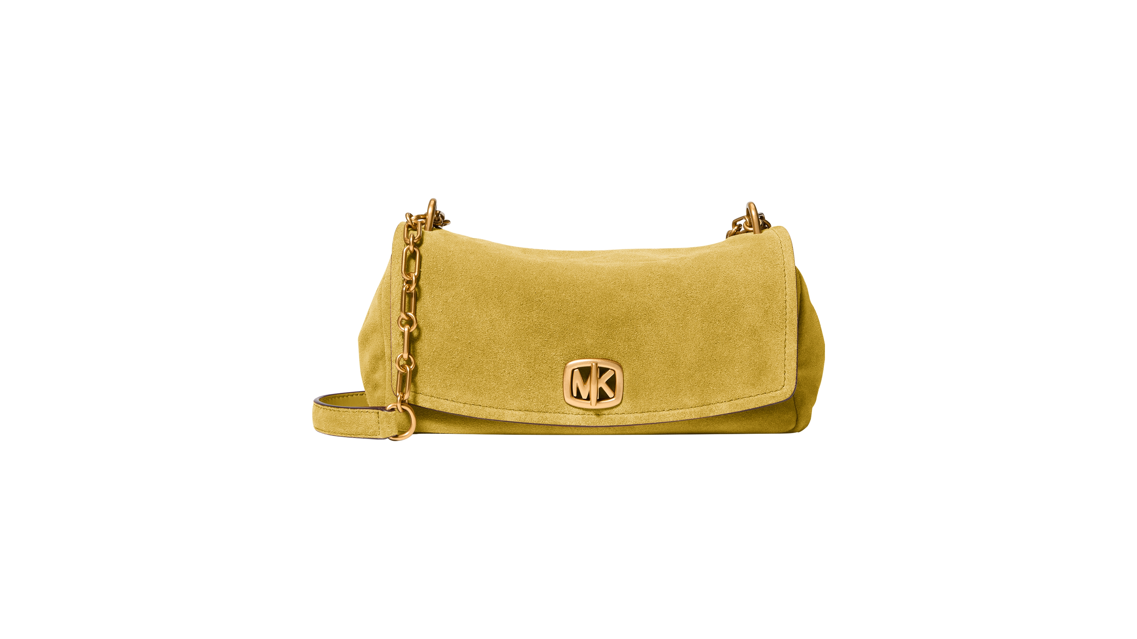 Michael Kors Bryant Turn-Lock Convertible Chain Small Shoulder Handbag