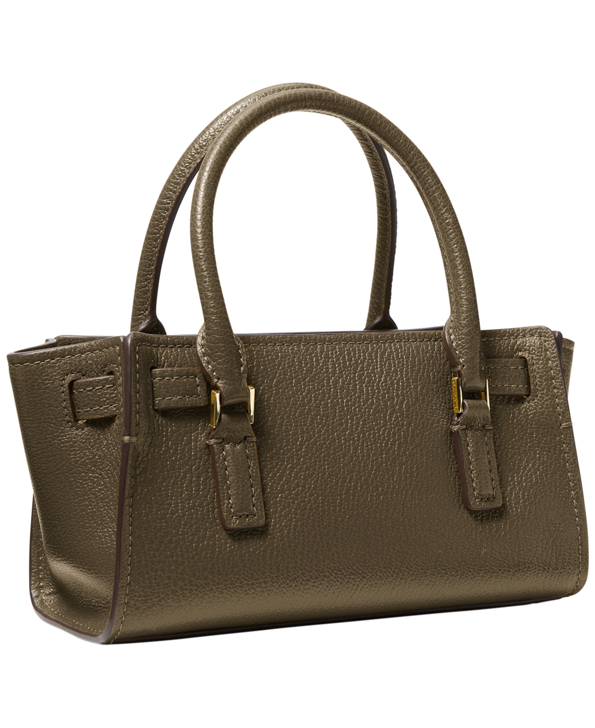 Michael Kors Leather Small Crossbody Satchel Handbag