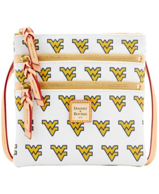 Dooney & Bourke - West Virginia Mountaineers Triple-Zip Crossbody Bag