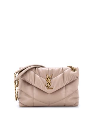 Small Loulou Puffer Shoulder Bag Quilted Leather