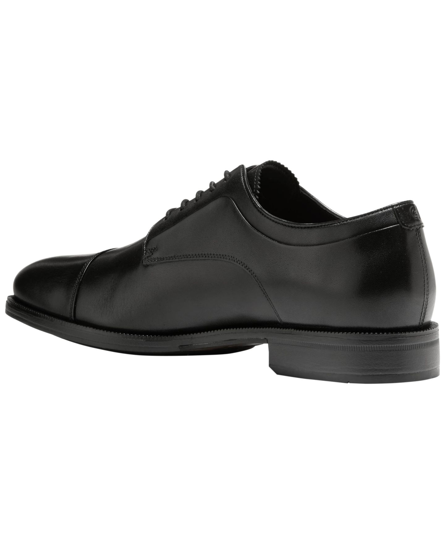 Cole Haan Men's Dean Grand Cap-Toe Oxfords, цвет: Чёрный — фото 5
