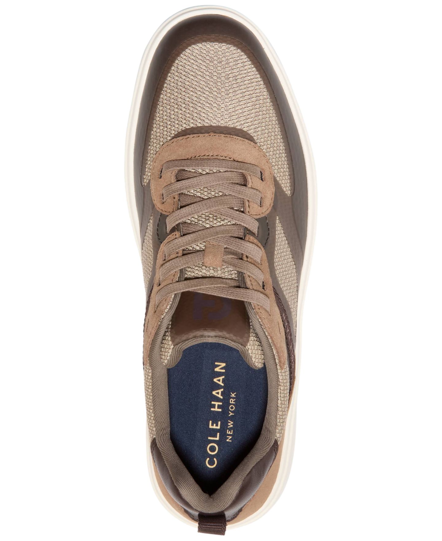 Мужские кроссовки Cole Haan Grand Crosscourt Champix Round-Toe, цвет: Кофейный — фото 3