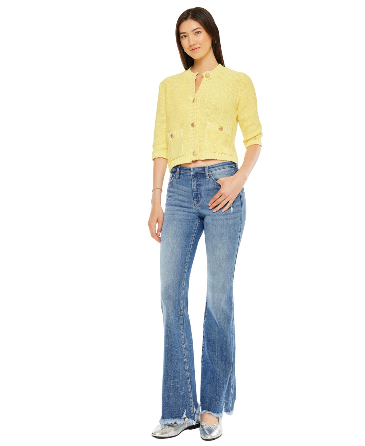 Women's Jennie Mid Rise Wide-Leg Jeans