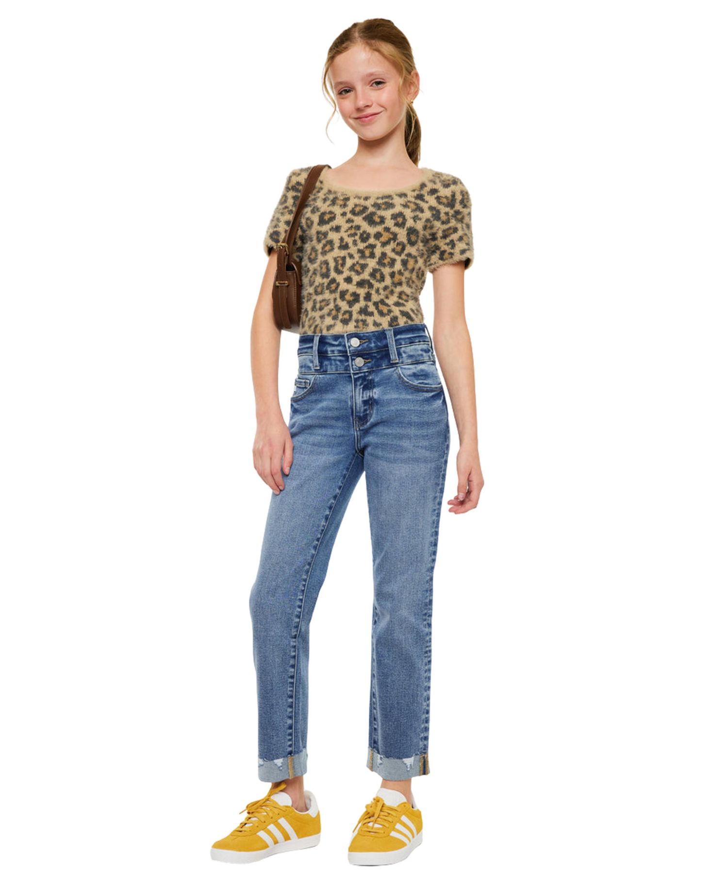 Big Girls Kate High Rise Slim Straight Jeans
