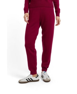 Women's Chinti and Parker Wool and Cashmere Wide Leg Track Pant