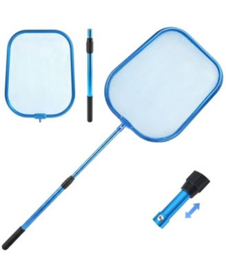 Pool Skimmer Net With Pole Aluminum Frame Handle Metal