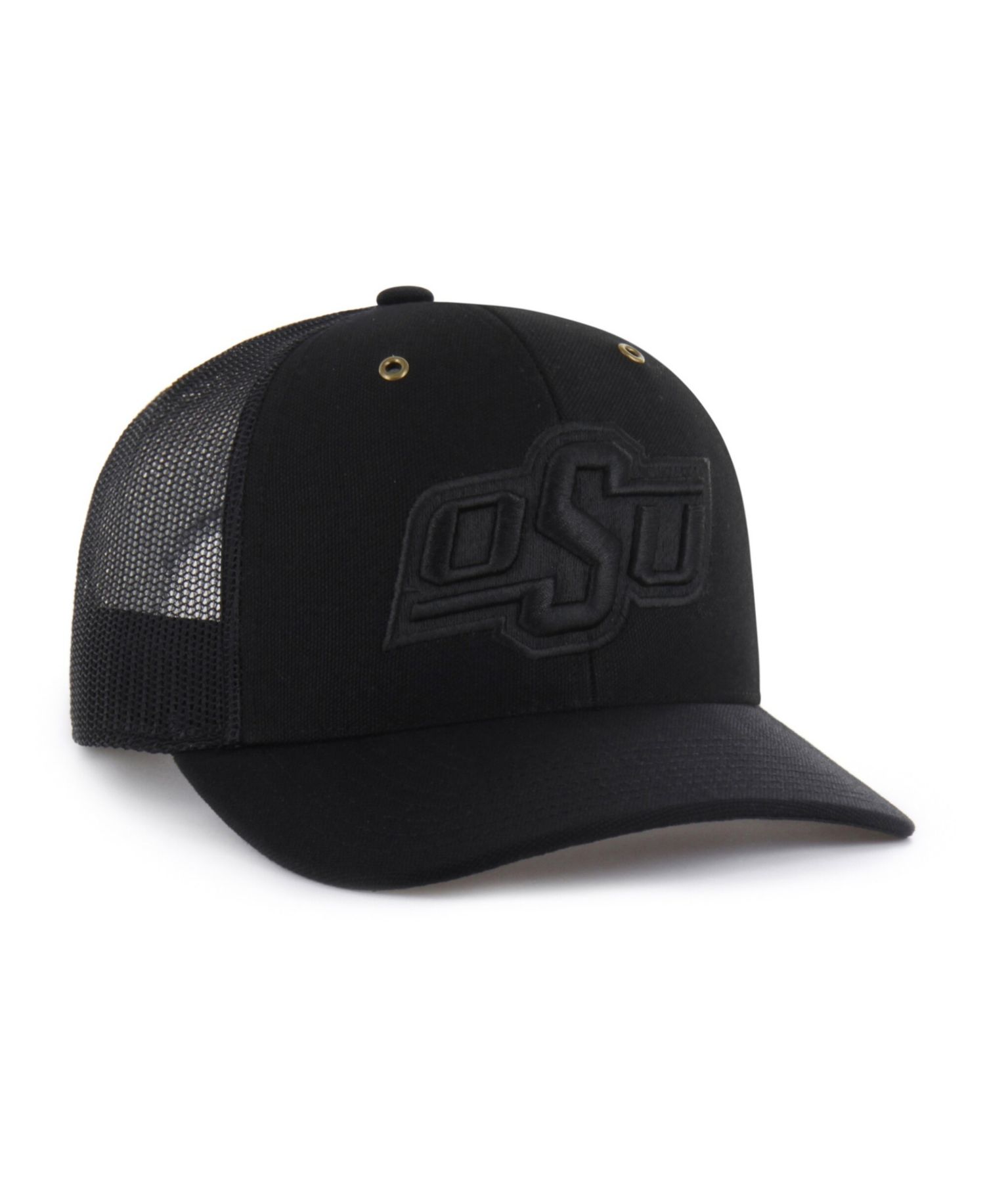 Carhartt x '47 Men's Black Oklahoma State Cowboys Trucker Adjustable Hat