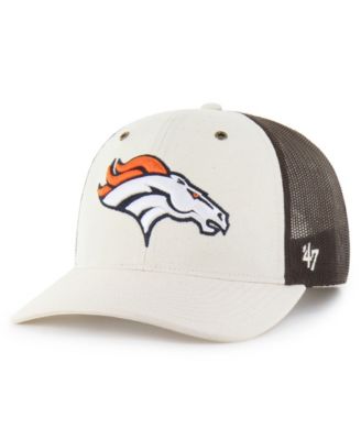 Carhartt x '47 Men's Natural/Brown Denver Broncos Undyed Trucker Adjustable Hat