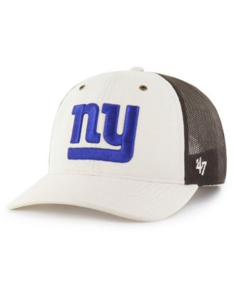 Carhartt x '47 Men's Natural/Brown New York Giants Undyed Trucker Adjustable Hat