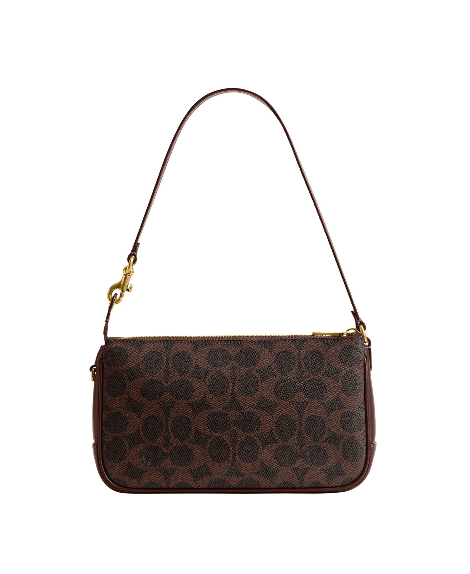 Plaza Small Signature Canvas Slim Shoulder Bag