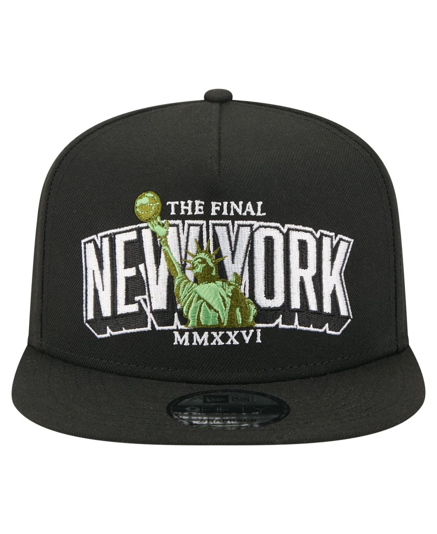 Men's Black The Final Match 9FIFTY A-Frame Snapback Hat