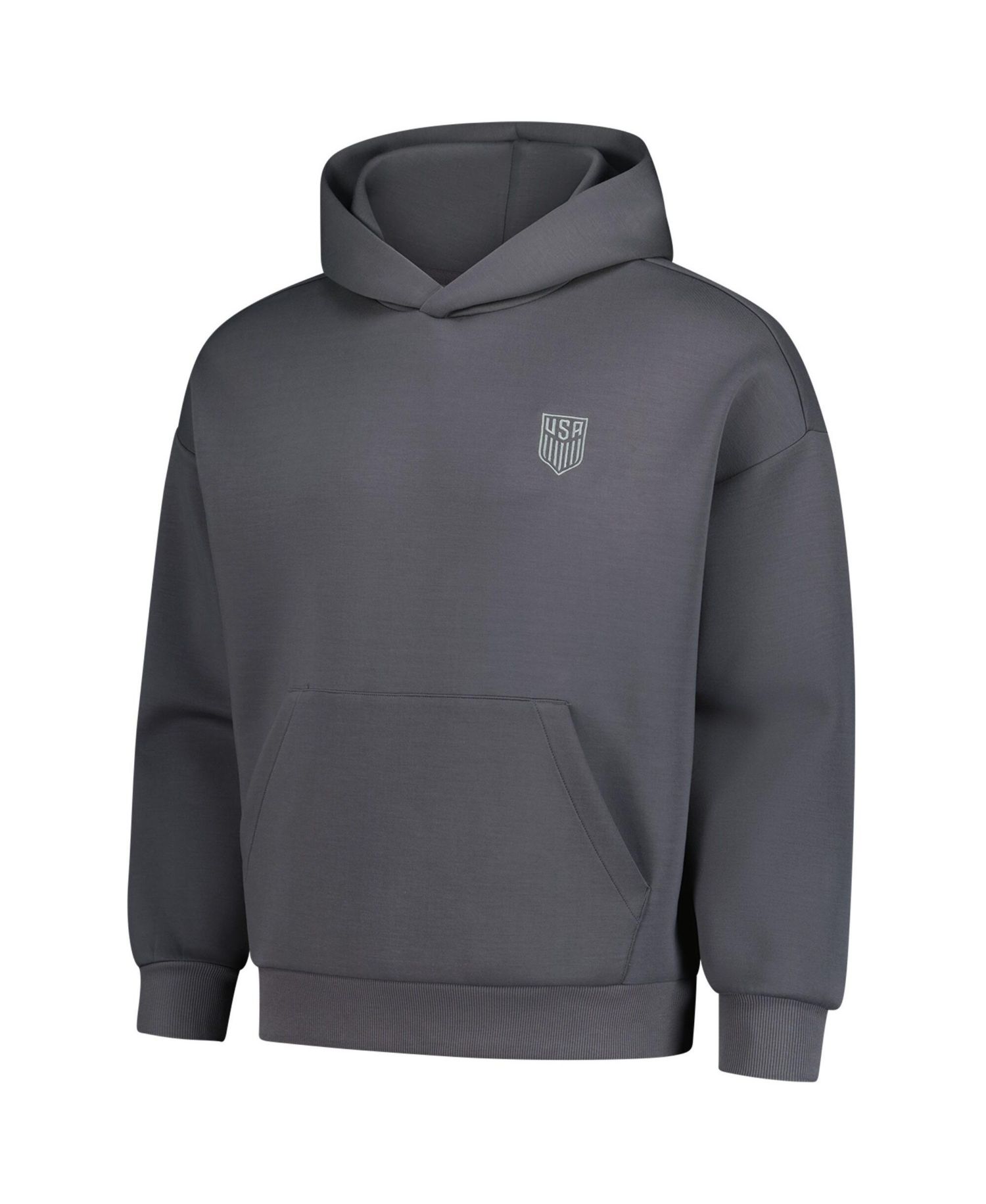 Men's Gray USMNT Luxe Signature Tri-Blend Pullover Hoodie