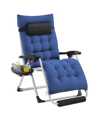 29" Zero Gravity Chair Folding Recliner Lounge