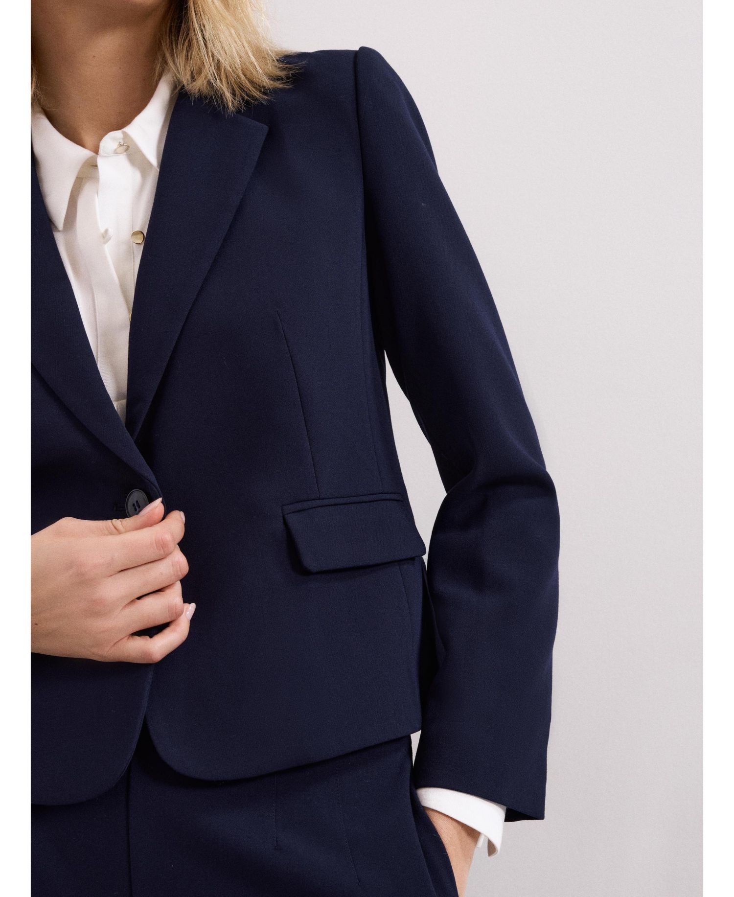Women's Aubrie Single Button Cropped Blazer