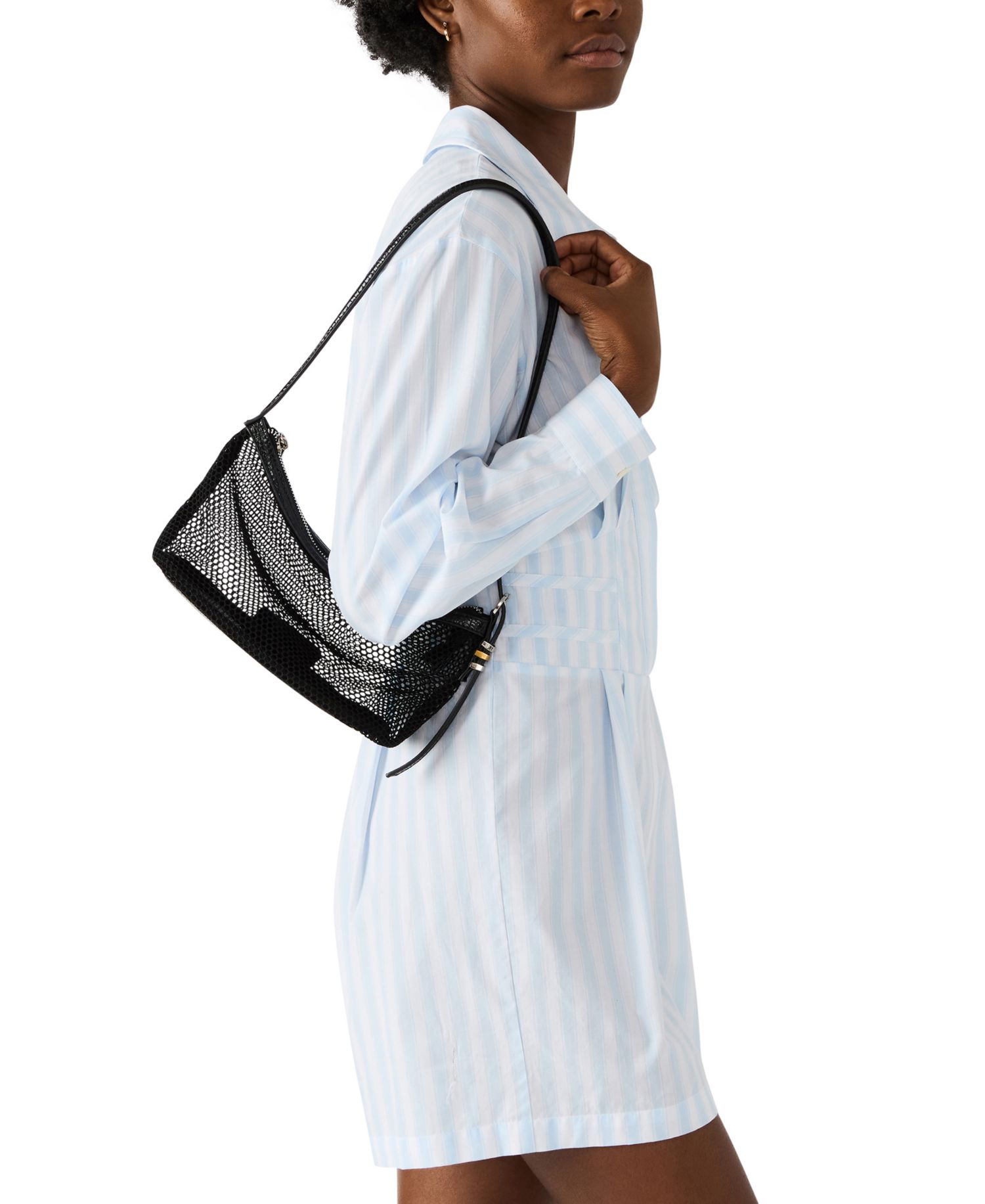 Vixen Mesh Small Shoulder Handbag