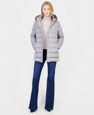 Women's Short Hooded Packable Coat