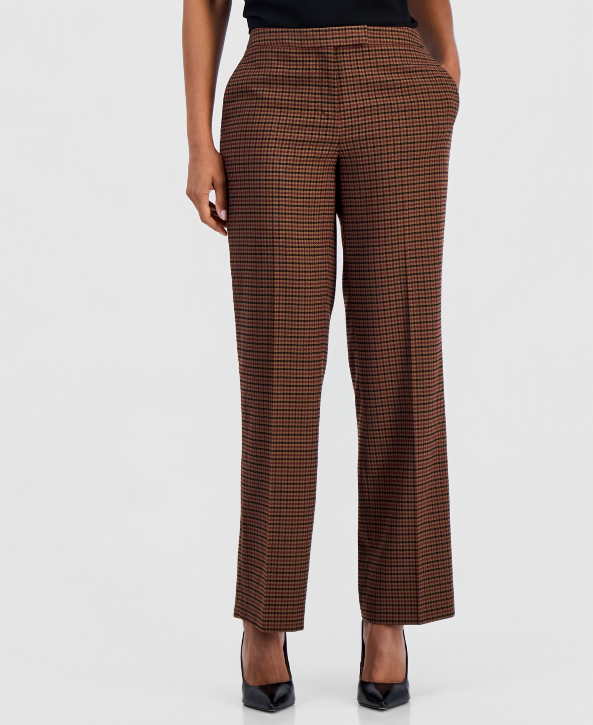 Kasper Women's Claire Mid-Rise Straight Trousers