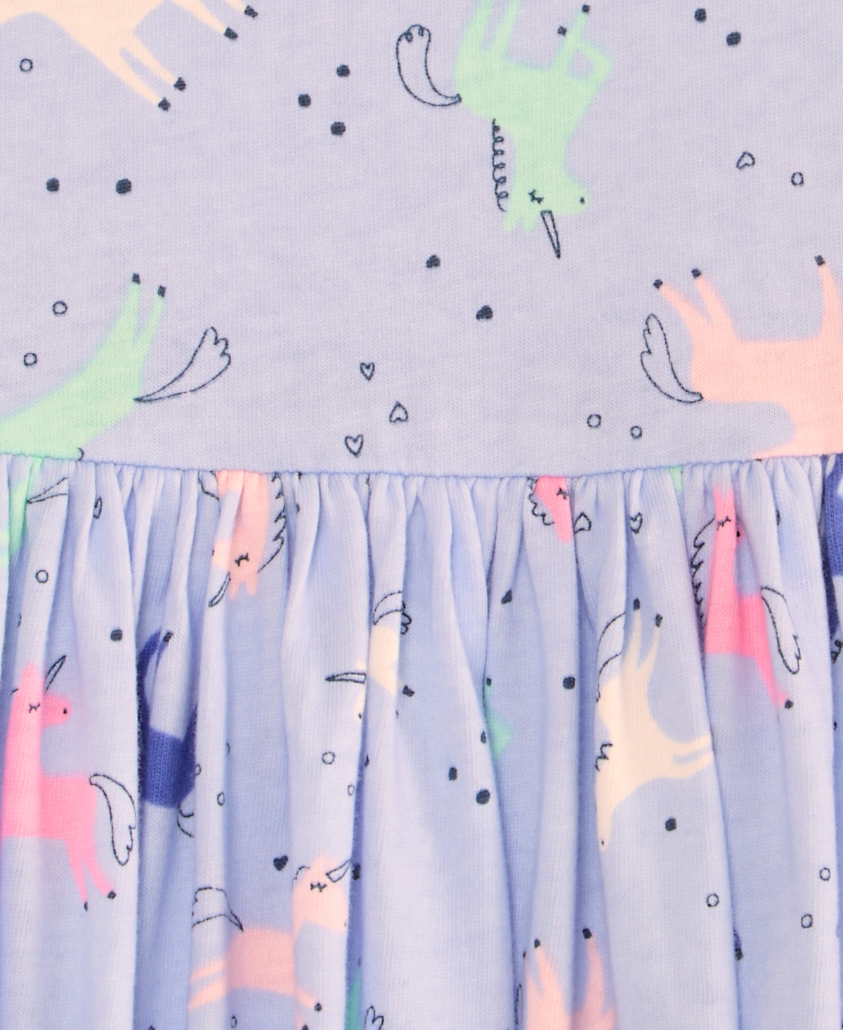 Epic Threads Toddler Girls' 12M-5T Fit & Flare Allover Unicorn-Print Short-Sleeve Dress, Macy's Exclusive
