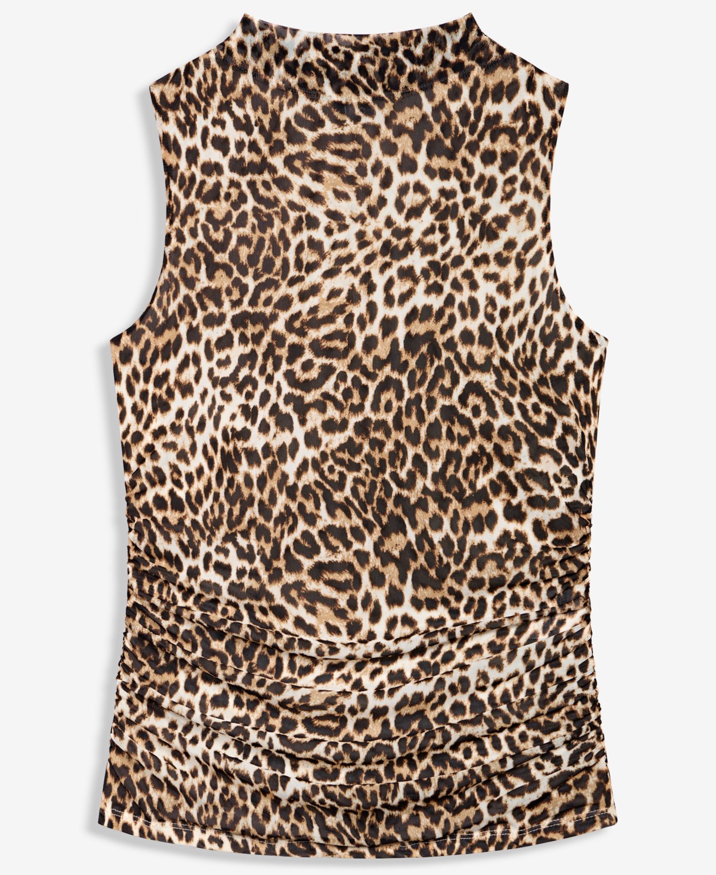 Женский топ I.N.C. International Concepts Mock-Neck Printed Mesh Sleeveless Top, цвет: Hani Cheetah Mb — фото 6