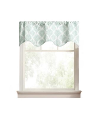 Palmetto Cotton Scallop Poly-Cotton Lined Rod Pocket Valance