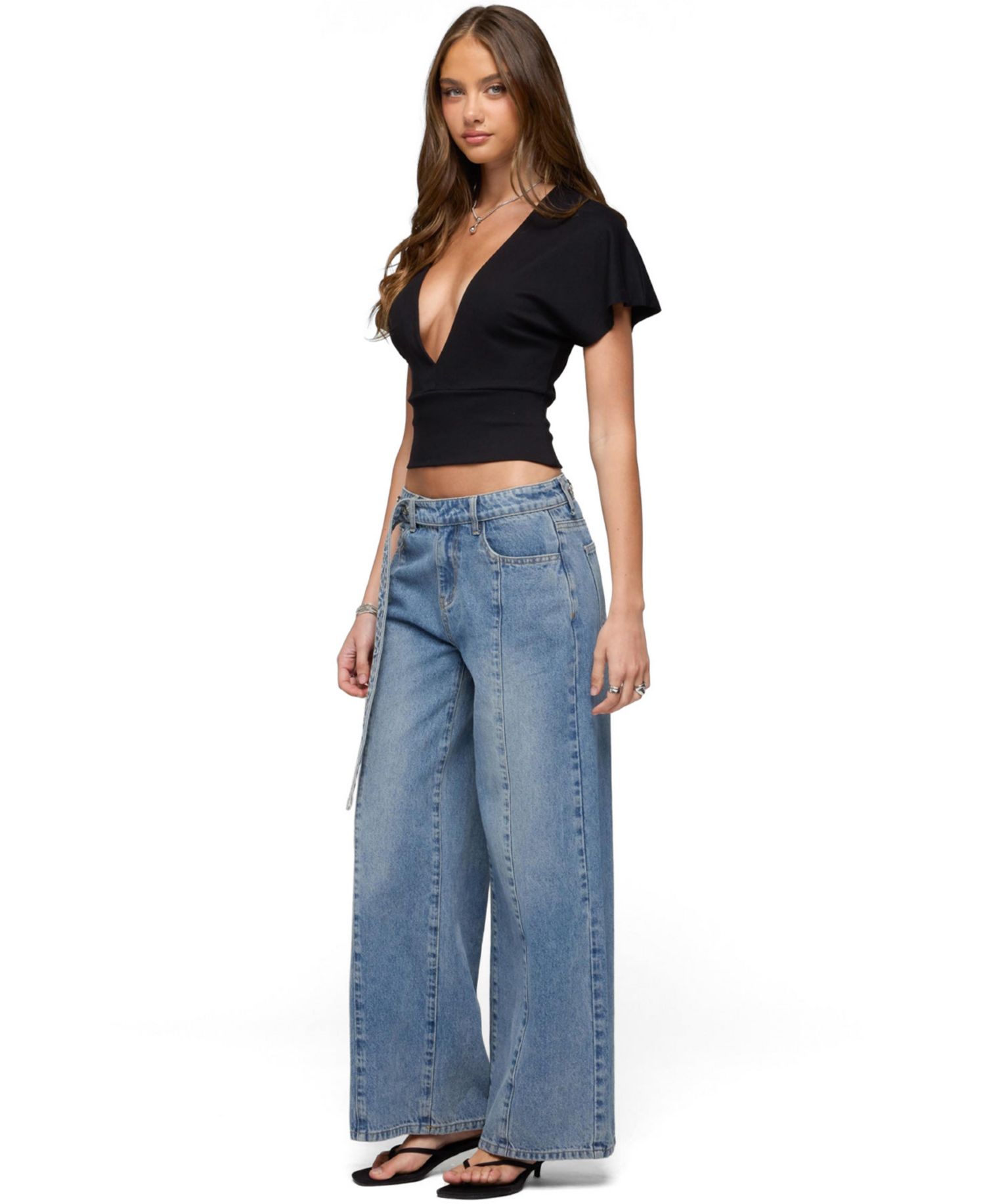 Women's Mundy Deep V Neck Top