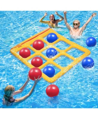 10 Balls Inflatable Tic Tac Pool Game 2-10 Players