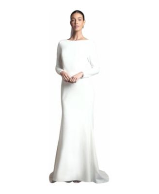 Women's Slash Neck Maxi Dress