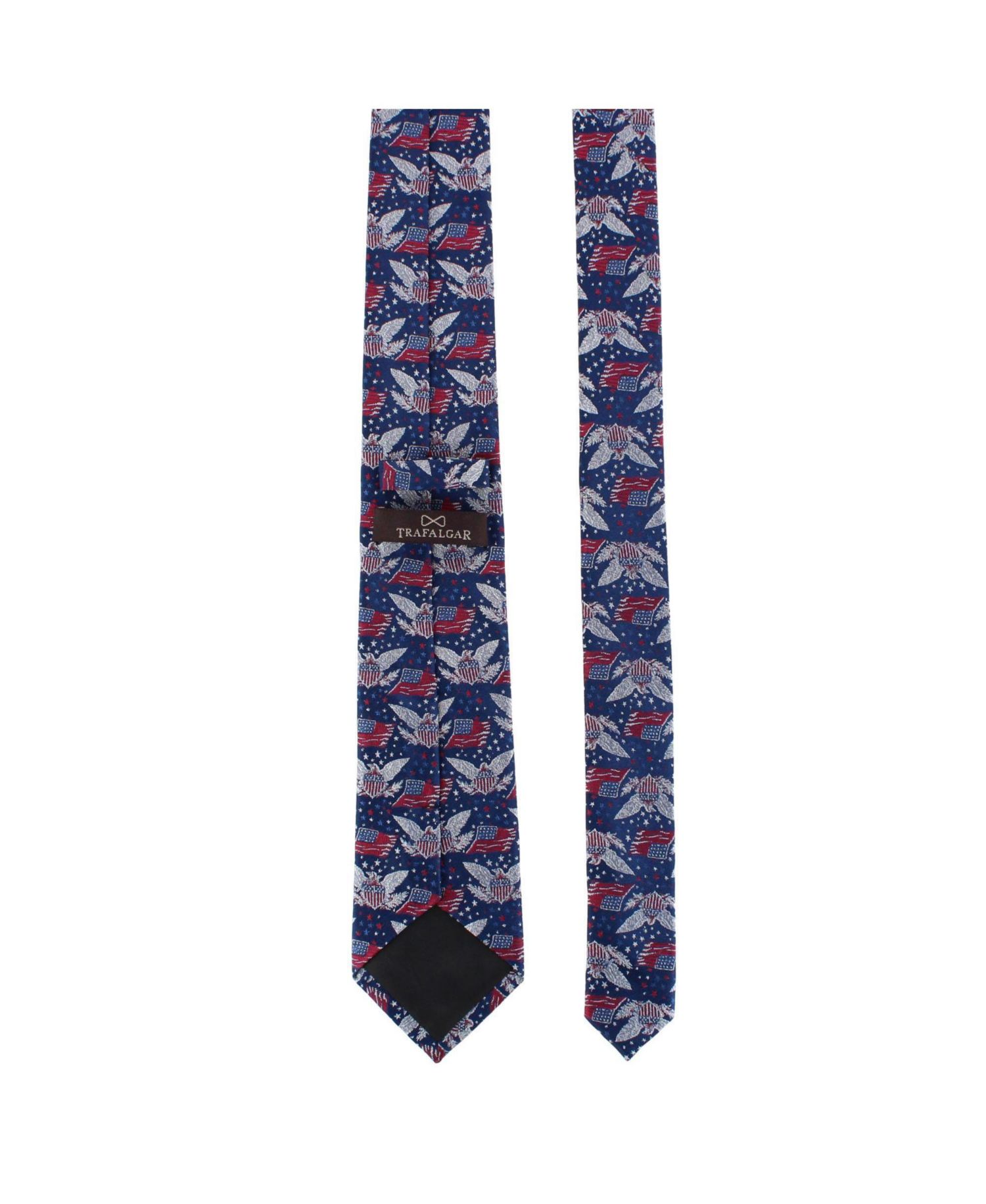 Men's Legacy Soars Patriotic Bald Eagle Silk Novelty Necktie