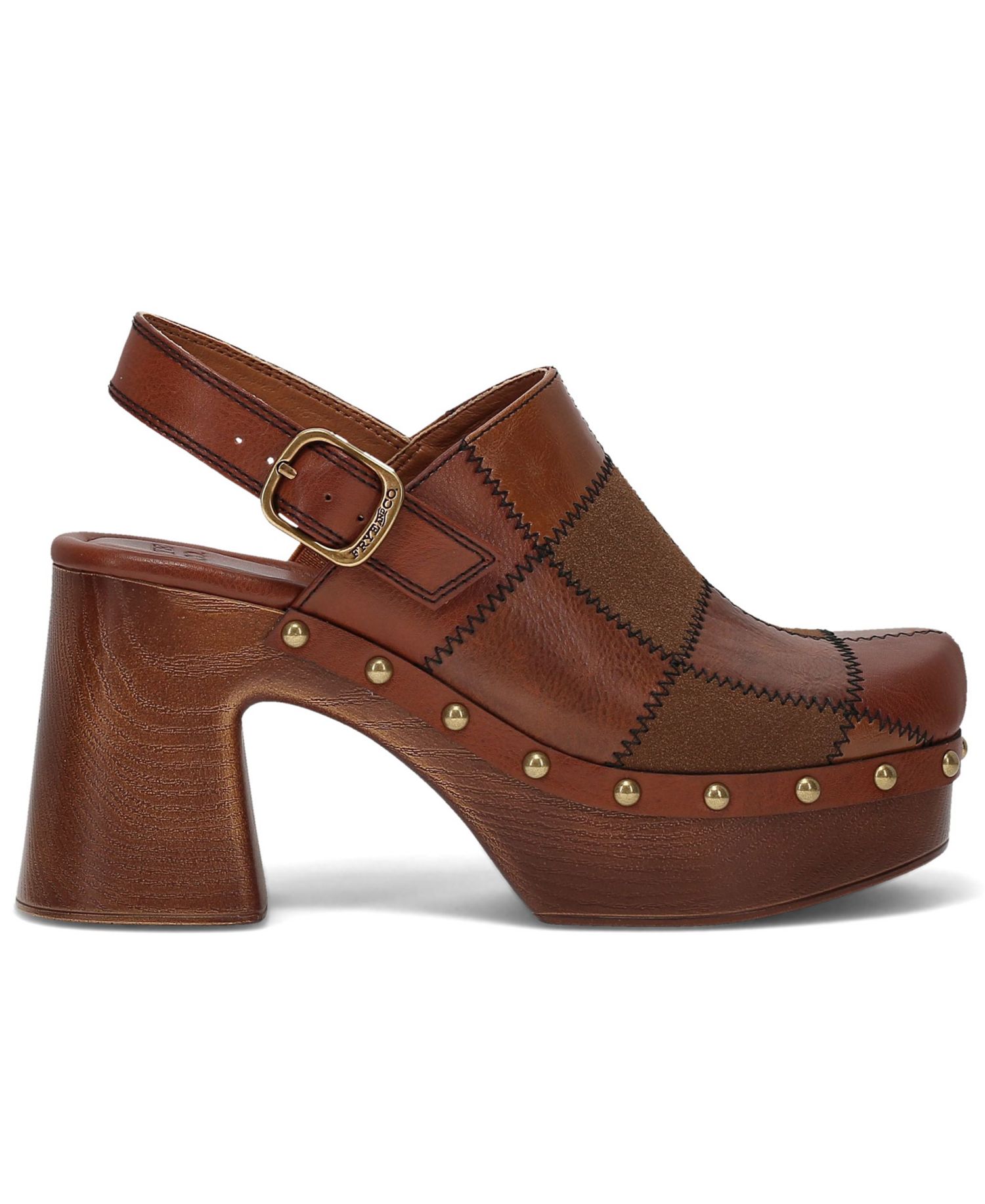 Women's Wylie Patchwork Platform Mule Clogs