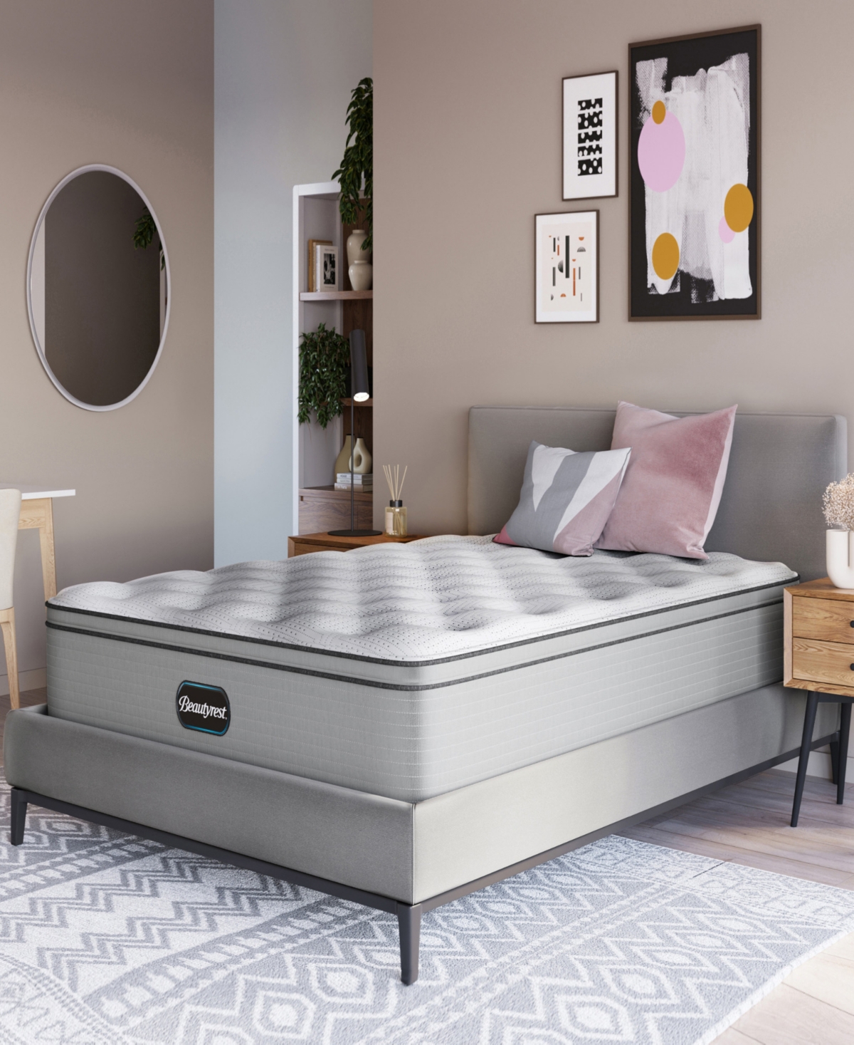 Beautyrest Colt Park 13.75" Plush Pillow Top Mattress Set
