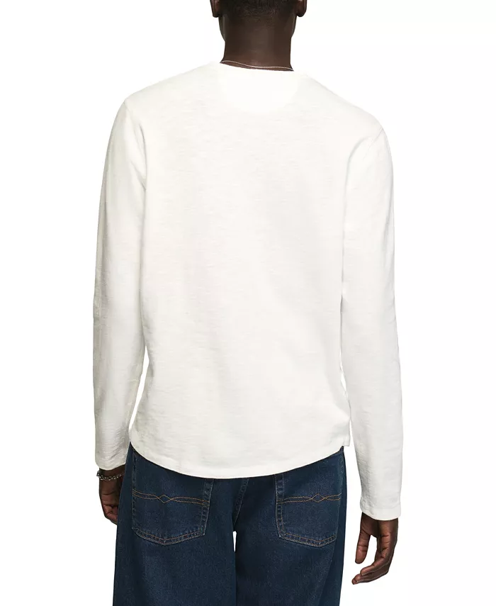 Men's Long-Sleeve Weekend Slub Henley Shirt - thumbnail 4