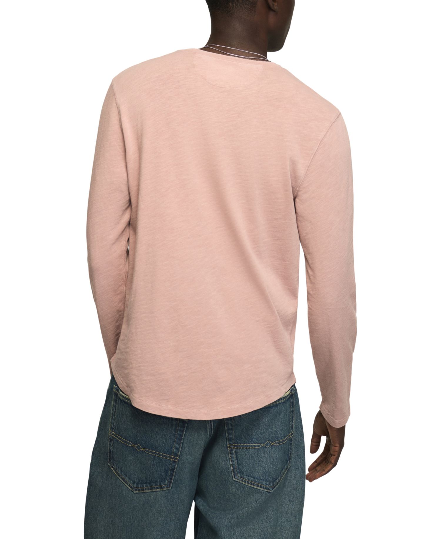 Men's Long-Sleeve Weekend Slub Henley Shirt