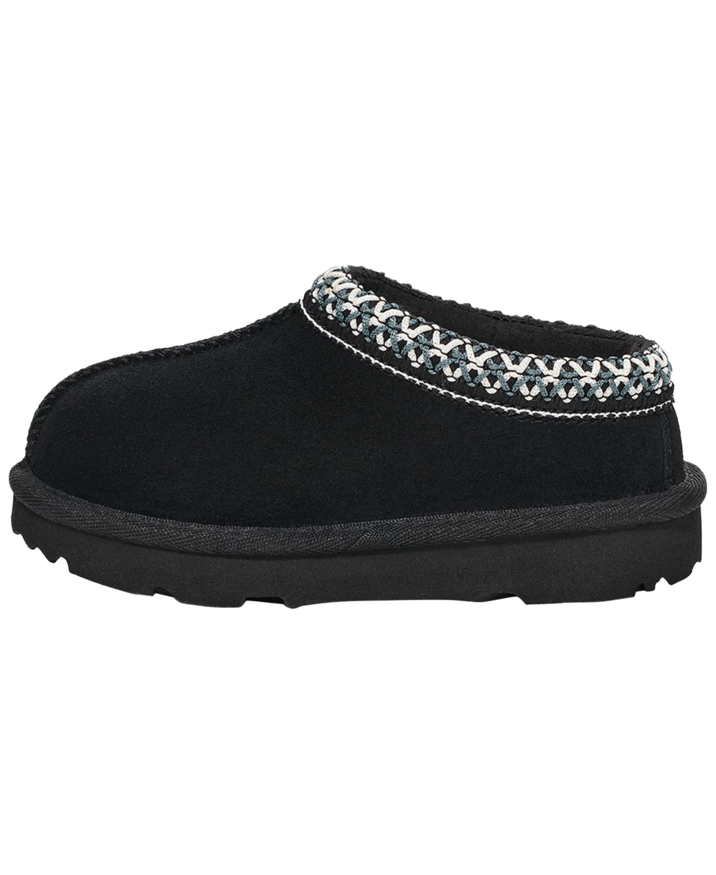 Тапочки UGG® Tasman II Slip-On Slippers для девочек-малышей, цвет: Чёрный — фото 6