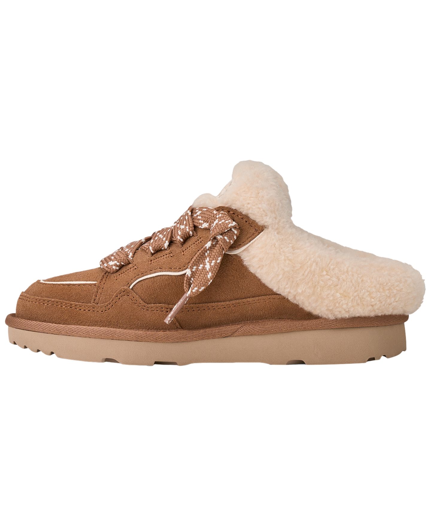 UGG® Детские кроссовки-мюли UGG Lowmel без застёжки, цвет: Каштановый — фото 6